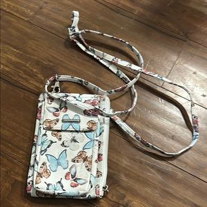 Mundi Butterfly Crossbody Bag / Wallet by Safe Keeper